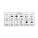 146 PCS Fender Door Hood Bumper Trim Clip Body Retainer Assortment For Toyota Generic