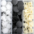 150PCS Car Push Pin Rivets Clip Door Pannel Bumper Repair Fastener Clips Kit USA Generic