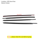 4PCS Window Moulding Weatherstrip Seal Belt For 2007-2019 Toyota Tundra CrewMax Generic