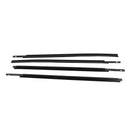 4PCS Window Moulding Weatherstrip Seal Belt For 2007-2019 Toyota Tundra CrewMax Generic