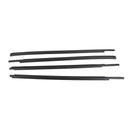 4PCS Window Moulding Weatherstrip Seal Belt For 2007-2019 Toyota Tundra CrewMax Generic