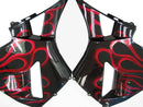 Fairings 2005-2006 Honda CBR 600 RR Black & Red Flame CBR  Generic