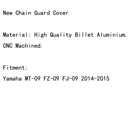 Aluminum Chain Guard Cover Protector For Yamaha MT-09 FZ-09 FJ-09 2014-2015 Generic
