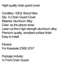 CNC Front Chain Sprocket Guard Cover Engine Silder For Kawasaki Z900 2017 Generic