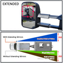 Amber LED Signal Power+Heated Towing Mirrors For 2007-2013 Silverado Sierra Generic