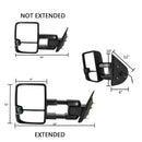 Amber LED Signal Power+Heated Towing Mirrors For 2007-2013 Silverado Sierra Generic