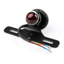 Bullet Brake Tail Light License Plate Holder Bracket Cruiser Chopper Cafe Bobber