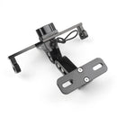CNC License Plate Holder Bracket Fender Eliminator For Yamaha BWS R25 R3 MSX Generic