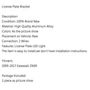 Aluminium License Plate Holder Mount Bracket LED For Kawasaki ZX-6R 2009-2017 Generic