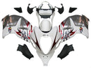 Fairings 1999-2007 Suzuki GSX1300 Hayabusa White & Silver Hayabusa  Racing Generic
