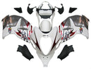 Fairings 1999-2007 Suzuki GSX1300 Hayabusa White & Silver Hayabusa   Generic