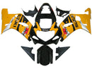 For GSXR750 2000-2003 Bodywork Fairing Yellow ABS Injection Molded Plastics Set