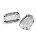 Front Fence Grill Grille ABS Gloss Black Mesh For BMW E46 2D (1999-2002) 3 Series Generic