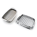 BMW E39 (1995-2003) Chrome Front Kidney Grill Mesh Grille