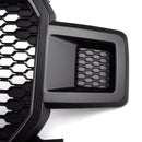 2018-2020 Ford F-150 Fornt Upper Grill Amber LED Repalcement ABS Grille Black