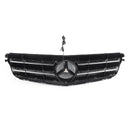 Front Grille with LED Emblem compatible with BENZ W204 C300 C350 2008 2009 2010 2011 2012 2013 2014 Generic