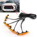 4Runner TRD Pro 2014-2019 Toyota 4PCS Plastic Car Grilles Grill LED Lights Generic