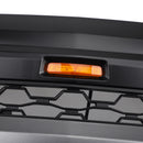 Silverado 1500 2016-2018 Chevrolet Black LED Front Bumper Grill Replacement Grille With Script