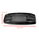 2006-2009 RAM 2500+3500 Front Big Horn Grill Grille+Replacement Shell Black Generic