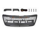 Ford Explorer 2012-2015 With Lights Front Upper Bumper Grille Grill Grey