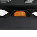 2010-2013 4Runner TO1200367 Matte Black W/Letter TRD Pro Style Front Bumper Grille Grill With Amber LED Lights Generic