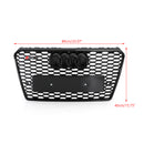 2012-2015 Audi A7/S7 RS7 Style Honeycomb Sport Mesh Hex Grille Grill Black