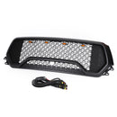 Dodge Ram 1500 2019-2024 TRX Style LED Honeycomb Front Upper Hood Grille