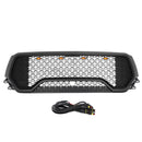 Dodge Ram 1500 2019-2024 TRX Style LED Honeycomb Front Upper Hood Grille