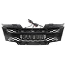 Nissan Frontier | 2009-2019 | Matte Black Grille | Nissan Letter + Amber LED Lights