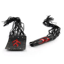 Motorcycle Leather Handlebars Grip Lever Covers Fringe Clutch Brake Fit Cruiser