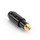Earphone DIY Pin Gold Plated Audio Plug For MMCX 1840 1440 1540 Silver Black