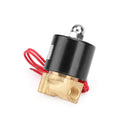 1/4" AC 220V Brass Normally Closed Electric Solenoid Valve BSP Gas Water Air N/C