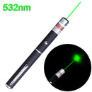 High Power Military 1mw 532nm Green Laser Pointer Pen Visible Beam Light Lazer