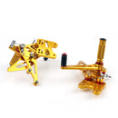 Racing Adjustable Rearsets Foot Pegs Black For Suzuki GSXR1000 GSX-R1000 2007-2008