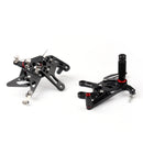 Kawasaki ZX-10R NINJA /ABS ZXT00J 2011-2015 CNC Aluminum Rearsets Footpegs Black