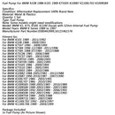 Fuel Pump For BMW K1 K75 C RT K100 LT RS RT K1100 LT K75C07 K10082 0580463999 Generic