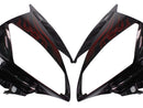Fairings 2006-2007 Yamaha YZF-R6 Black & Red Flame R6  Generic