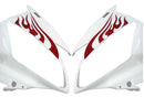 Fairings 2006-2007 Yamaha YZF-R6 White & Red Flame R6  Generic