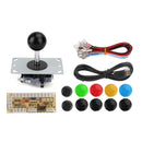 Buttons+Joystick+USB Encoder Arcade Game DIY 3in1 Kits 0 Delay Fit for MAME PC