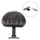 Adjustable Driver Rider Backrest Pad For 07-17 Harley Fatboy Heritage Softail Generic