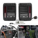 LED Tail Lights Rear Brake Reverse Lamps For Wrangler JK (2007-2017) US Model