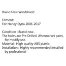 Windscreen Windshield Double Bubble For Harley Dyna 2006-2017, 2 Color Generic