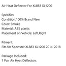 Mid-Frame Air Heat Deflector Trim Accents Shield For Sportster 14-18 XL 883 1200 Generic