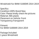 1 piece Motorcycle ABS Windscreen Windshield for BMW S1000XR 2014-2019 Generic