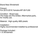 Windshield Windscreen For Yamaha FJ09 MT-09 Tracer (2015-2016) 7 Color Generic