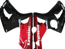 Fairings 2003-2004 Kawasaki ZX6R 636 Black Red ZX6R Racing Generic