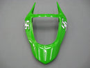 Fairings 2003-2004 Kawasaki ZX6R 636 Green Black No.56 ELF Racing Generic