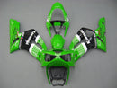 Fairings 2003-2004 Kawasaki ZX6R 636 Green Black No.56 ELF Racing Generic