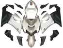 Fairings 2005-2006 Kawasaki ZX6R 636 Matte Silver & Black Ninja Racing Generic