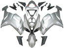 Fairings 2007-2008 Kawasaki ZX6R ZX636 Silver Ninja ZX6R Racing Generic